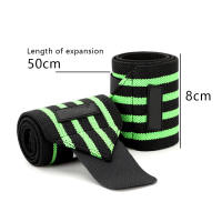 Correas para la muñeca, soportes para la muñeca, ajustables, muñequeras, pulseras, muñequeras para entrenamiento (verde) - details 1
