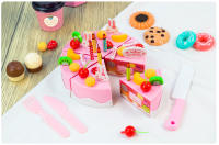 Juego De Comida Para Niñas Set De Té De Cocina Simulación De Pastel Y Café Juguete De Cocina Para Niños Juego De Casa De Juguetes Regalos De Cumpleaños - details 3