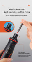 Set De Destornilladores Eléctricos Con Alta Torque Y Luz LED Herramientas Multifuncionales Para Reparaciones Diarias Y Carpintería - details 6