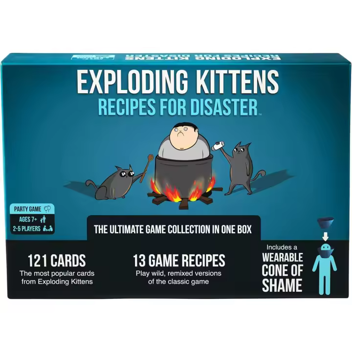 Juego de Recetas de gatitos Explosivos para Desastres de lujo de Exploding Kitens-Versión en inglés - 1