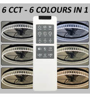 STARLED Ventilador LED De Techo CRETA Negro - 30W 6CCT - IP20 - 50cm - details 0