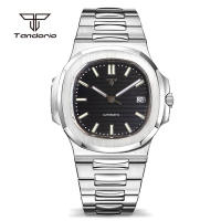 Reloj Automático Tandorio Cuadrado 40mm Para Hombre Acero Inoxidable NH35 Multicolor Dial Cristal De Zafiro Fecha Luminoso Mecánico De Pulsera - details 0