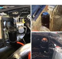 Tanque De Radiador Universal 800ml Tanque De Expansión De Antifreeze Reservorio De Escape De Enfriamiento Aluminio Para Coche Estilo - details 9