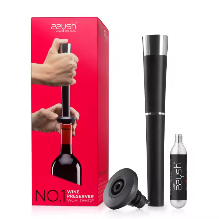Sistema para Conservación de Vino con Argón, ZZYSH Conservador Vino y Tapón Vino - 1