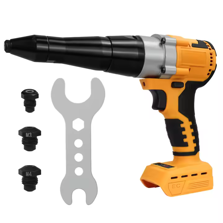 Pistola De Remache Eléctrica Sin Cable Para Batería Dewalt 20V 2.4-5.0mm Herramienta De Auto Remache Sin Batería Incluida - 1