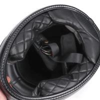 Casco De Motocicleta Retro Harley Abierta Para Verano Para Hombre Y Mujer Certificado DOT Material ABS Estilo Vintage - details 1