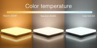 Lámpara De Techo LED Cuadrada Para Iluminación Del Dormitorio Luz Neutra Fría Y Cálida 48W 36W 24W 18W Lámpara De Techo Moderna Para Sala De Estar - details 4