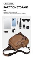 Nueva Mochila De Lona Pequeña Para Hombres Y Mujeres Bolsa Multifuncional De Hombro Para Viaje Con Capacidad Para Portátil Bolsa Escolar Rucksack Para Mujer - details 8