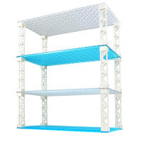 Baseplate Doble Cara 16x32 Para Bloques De Construcción Transparente Alta Calidad Plástico Compatible Con Juguetes De Figuras De Ciudad - details 0