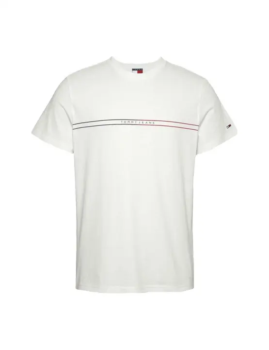 Camiseta Tommy Entry Graphic Hombre Blanca - 1