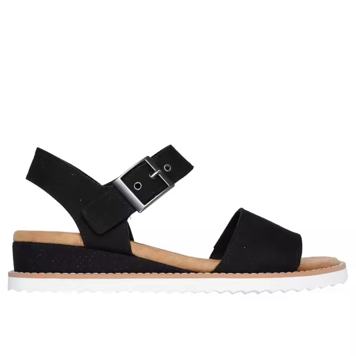 Sandalia Mujer Skechers DESERT KISS - SERENDIPITOUS Tejido Negro Aspecto Nubuck - 1