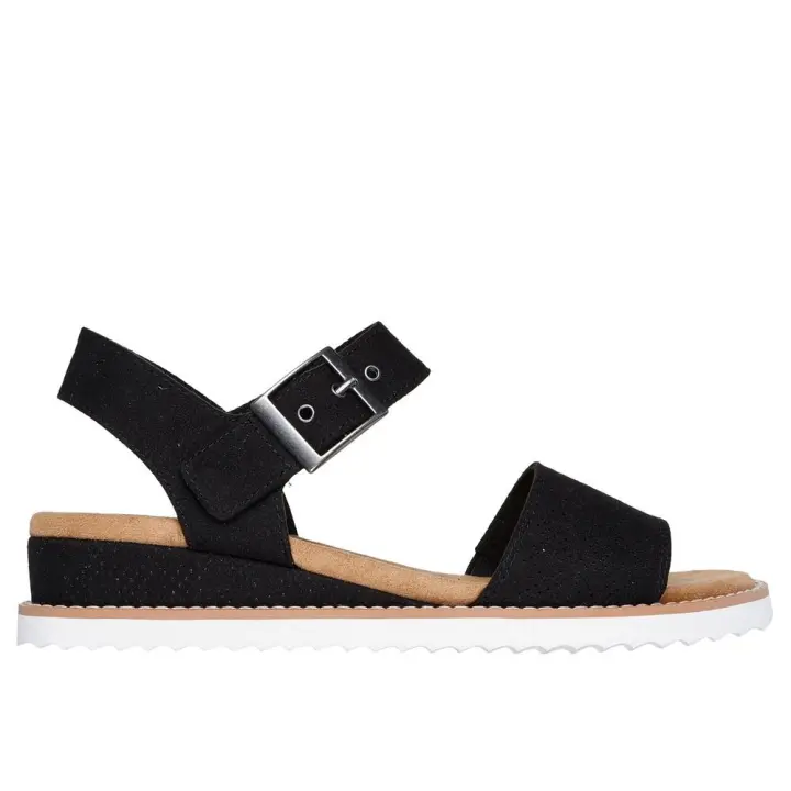 Sandalia Mujer Skechers DESERT KISS - SERENDIPITOUS Tejido Negro Aspecto Nubuck - 1
