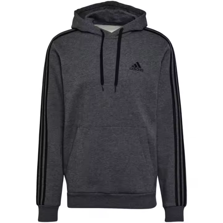 Adidas Essentials Fleece 3-Stripes Hoodie M GK9082 – Hoodie con franjas adidas y tejido de felpa cálido, perfecto para el día a día o para entrenamientos ligeros. - 1
