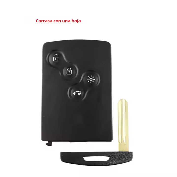 Carcasa De Llave Inteligente Para Renault Laguna Koleos Fluence Megane Clio Scenic Captur Duster Logan Sin Logo Y Llave Remota - 1