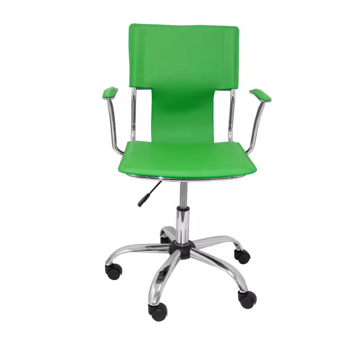Silla de Oficina Verde Ergonómica Regulable en Altura y Giratoria 360 Piqueras Y Crespo - 1