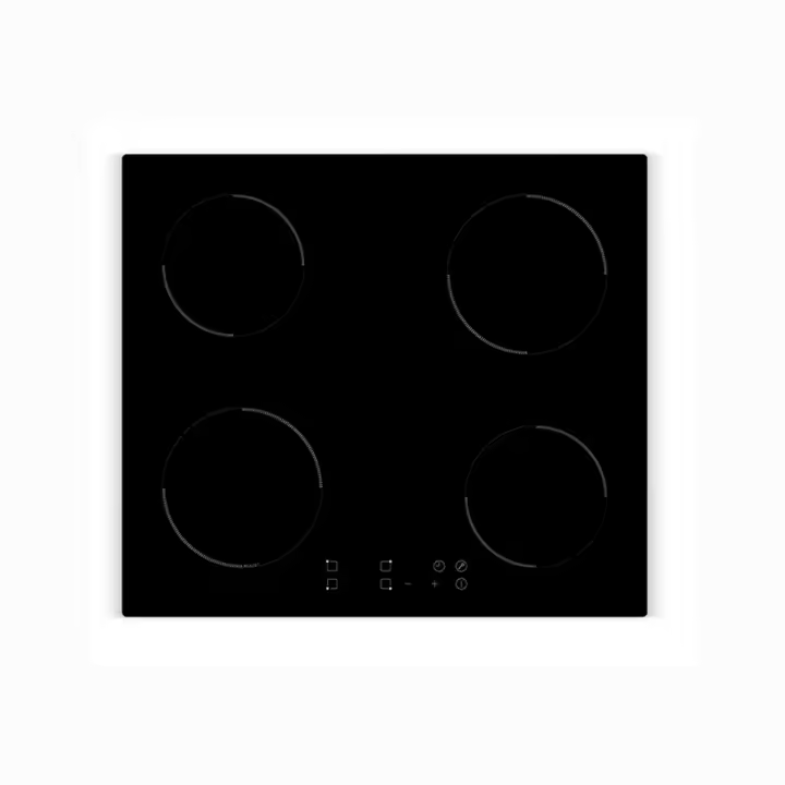 Placa de Inducción 4 zonas 60 cm 6400W Negra Amsta AMPI4Z6400 - 1