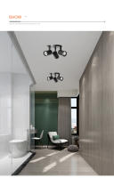 Lámpara Colgante LED Rotativa Multihead GU10 Para Techo Luz De Punto Para Sala De Estar Cocina Dormitorio Moderna Y Eficiente - details 36