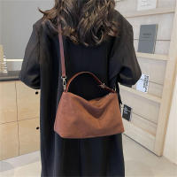 Bolso De Hombro PU De Gran Capacidad Con Cierre De Cremallera Color Sólido Para Mujer Estilo Fashion Bolsas Femininas A-DH - details 3