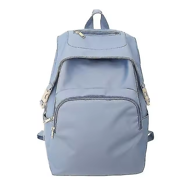 Gran capacidad de color sólido mochila estudiante University mochipa Mujer simple Japonés Escuela Secundaria mochipa impermeable - 1