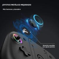 Manija Inalámbrica Para Nintendo Switch OLED Y Lite Con Luz RGB Y Vibration Six-Axis Despierta Continuamente Izquierda Y Derecha - details 3