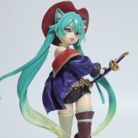 Figura De Acción Hatsune Miku 22cm PVC GK Colección Kawaii Puss in Boots Del Cuento De Fadas Wonderland Regalo De Cumpleaños - details 3