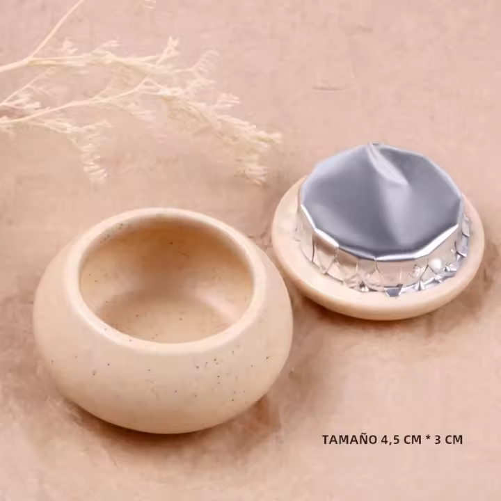 Bol De Uñas Estilo Japonés Con Tapa Para Arte De Uñas Y Belleza Desinfección De Polvo Y Líquido De Acrílico Cerámica Para Salón De Manicura - 1