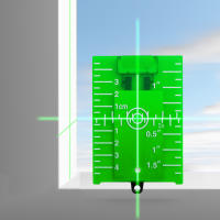 Tablero De Destino De Nivel Laser Rojo / Verde Línea Transmisión De Distancia Placa Magnética Pulgadas / Centímetros Tablero De Nivelamiento Herramienta Colgada En Pared Y Piezas De Piso - details 2