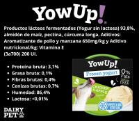 YOWUP! Pack 3 Yogures y 3 Helado Variados para Perros - Salmón Tartar, Pollo Manzana y Bacon Cake 110gr X 3 Unds, Yogur Natural, Pollo y Salmón 115gr X 3 - details 7