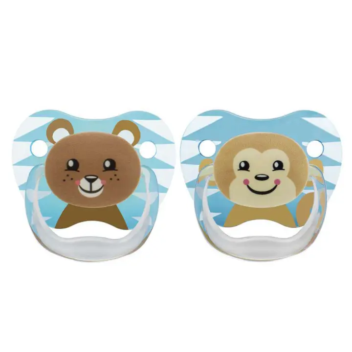 Dr. Browns Chupete Prevent Animal Azul 6-18M - 1