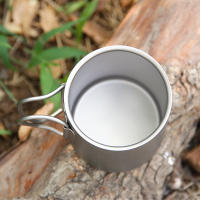 TOMSHOO Taza De Café Y Té De Titanio De Doble Pared 220/350/450/600ml Para Uso En Casa Oficina Exterior Camping Y Senderismo - details 24