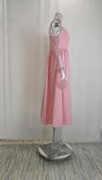 Vestido Maxi Sin Mangas Para Mujer Verano 2024 Estilo Casual Con Tirantes A-Line Bajo El Hombro Vestido Grande Para Fiesta De Vacaciones - details 3