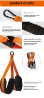 Cinturón De Ayuda Para Pull up Resistencia Elástica Para Ejercicio De Fitness Interior Cinturón De Tensión Para Barra Horizontal Adecuado Para Entrenamiento De Muslos Piernas Y Pecho Color Ámbar Tamaño 55*45*35 - details 6
