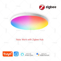 Lámpara De Techo Inteligente Zigbee Tuya Wifi 24W RGB Dimmable Smartlife Control Por Alexa Y Google Home Para Habitación - details 9