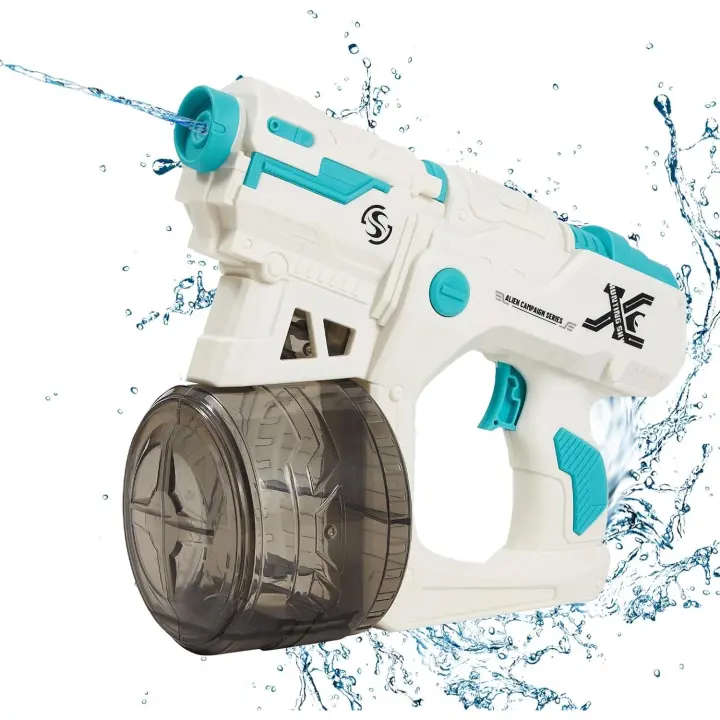 Pistolas de Agua Eléctricas para adultos y niños, Pistola de Agua de gran capacidad de 500 CC para juegos de lucha acuatica con Familiares y amigas, Pistola de Agua de gran capacidad de juguete para el verano - 1