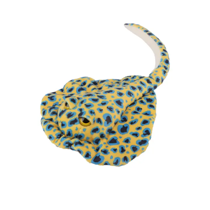 Muñeco De Peluche De Rayas Manta Animal De Peluche Suave Divertido Para Eventos Marinos Souvenir Decoración De Hogar Para Niños Niñas Regalo De Vacaciones - 1