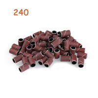 Set De 100 Piezas De Banda De Pulido Para Máquina De Manicura Eléctrica 240/180/150/120/80/60 Grit Herramienta De Pedicura Para Broca De Uñas - details 8