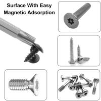 Juego De 11 Piezas De Puntas De Destornillador Magnéticas De 1/4" Hexagonal Tamper Proof Torx Y Planas F1FC Alta Calidad Para Perforación - details 18