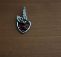 Pandora Charm de Colgante en Plata de Ley Colgante Manzana "Blancanieves" 399553 C01,Incluye Caja Original - details 0
