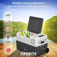 AREBOS Caja refrigerada 27 L con ruedas coche nevera APP congelador caja camping - details 6