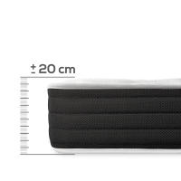 Duérmete Online Colchón Viscoelástico - Viscoblack - Blanco/Negro - Reversible - Transpirable - Altura 20cm - Alta Gama - details 0