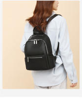 Nueva mochila informal de cuero suave para mujer, moderna y de alta gama, con gran capacidad para desplazamientos diarios. - details 16