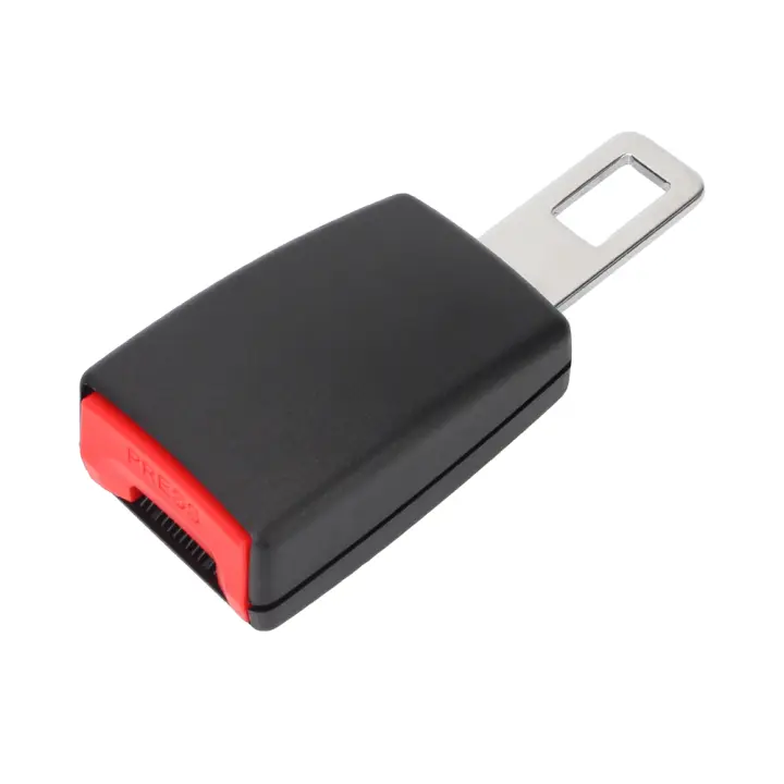 Extensor De Cinturón De Seguridad Para Coche Clip Extensión De Fijador Automóvil Universal Adaptador De Llave 20-22MM Material Acero Inoxidable ABS - 1