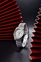 Reloj De Pulsera Mecánico PAGANI DESIGN DD40 Para Hombre Oro Rosa Lujo Cristal De Zafiro AR Resistente Al Agua Con Fecha Y Semana - details 18