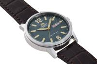 Reloj Automático Hombre Orient Commuter RA-AA0C06E verde correa cuero - details 4
