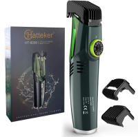 Hatteker Trimmer De Barba Para Hombres Recargable Con Aspiradora Integrada Corte Eléctrico Para Pestañas Y Facies IPX6 Lavable Kit De Aseo - details 0