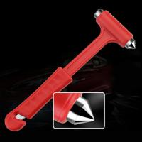 Martillo De Seguridad Para Coche Herramienta De Rescate Emergencia Portátil Corte De Cinturón De Seguridad Plástico Universal - details 2