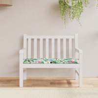 vidaXL Cojín de banco de jardín tela Oxford 120x50x3 cm en color Antracita/Azul/Beige y más | acolchados duraderos para sofás de jardín terraza exterior - details 8