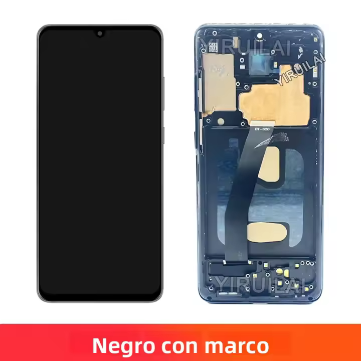 Pantalla TFT Para Samsung Galaxy S20 G981F LCD Con Panel Táctil Y Marco Reemplazo De Asamblea Compatible Con SM-G980F/DS Resolución 1440x3440 Sin Rayones/Ninguna Pixel Muerto - 1
