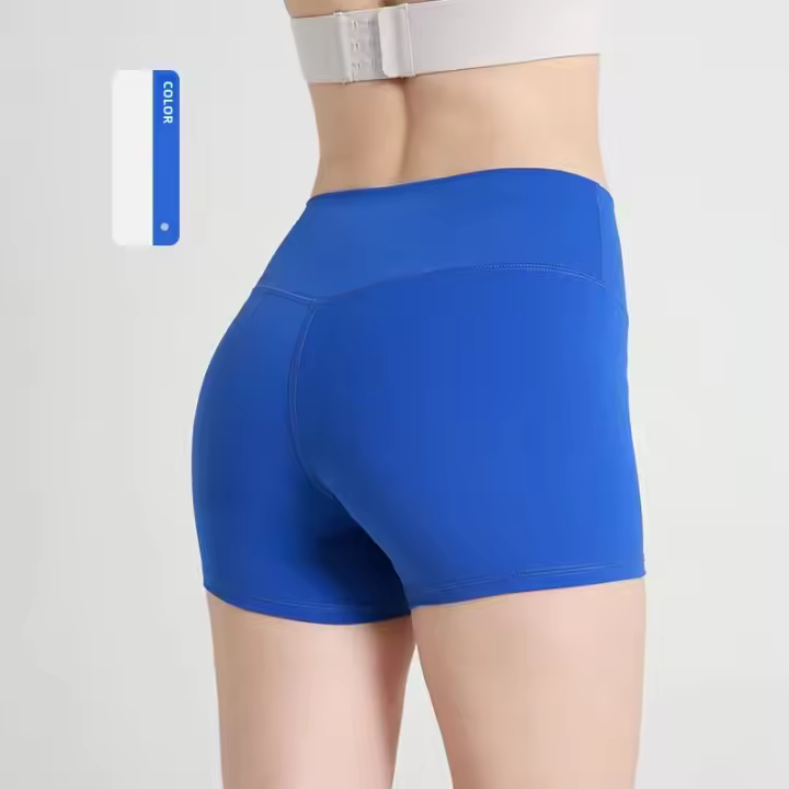 Shorts De Yoga Para Mujer Fitness Running Ciclismo Leggings Deportivas De Cintura Alta Transpirables Shorts De Verano Para Gimnasio - 1