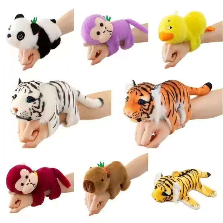 Muñeco De Peluche Con Pulsera Interactiva Decoración Para El Hogar Regalo Animal De Pulsera Que Batiente Material De Algodón PP Adecuado Para Todas Las Edades - 1